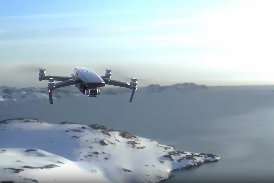 a drone with a camera